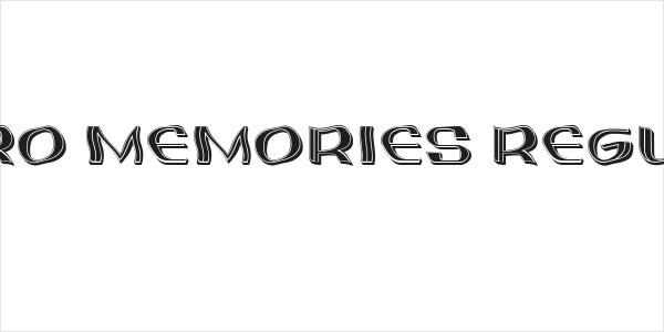 Retro Memories Regular Logo