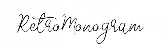 Retro Monogram  baixar fontes gratis