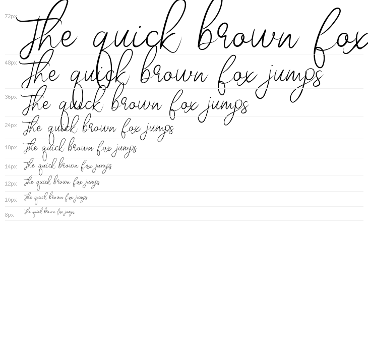 Retro Monogram Waterfall