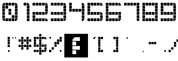 Retro Party Regular Font OTHER CHARS