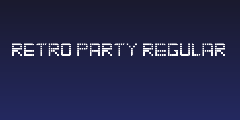 Retro Party Regular Social Header