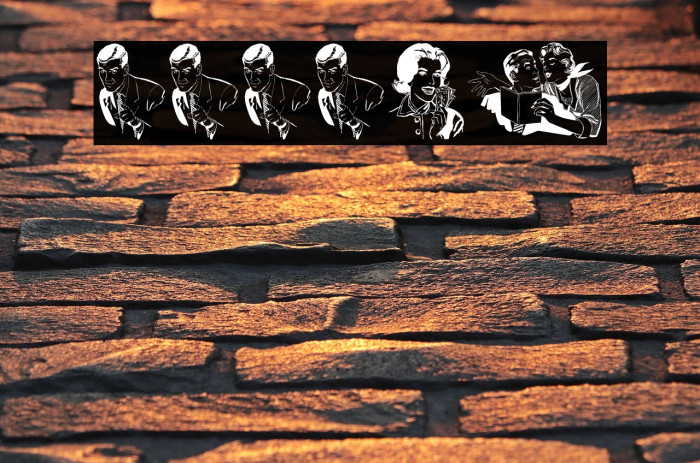 Retro People Regular Example 3