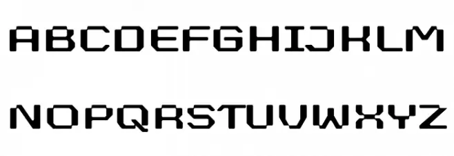 Retro Pixel Fuentes MAYÚSCULAS