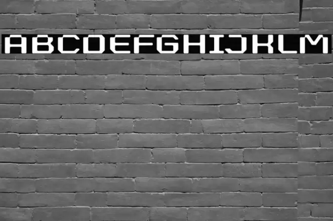 Retro Pixel Font examples