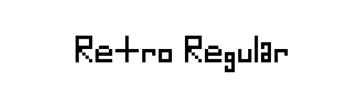 Retro Regular Font - FFonts.net