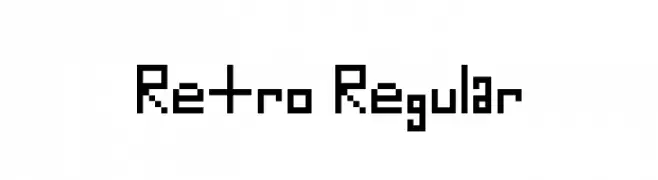 Retro Regular  Скачать бесплатные шрифты