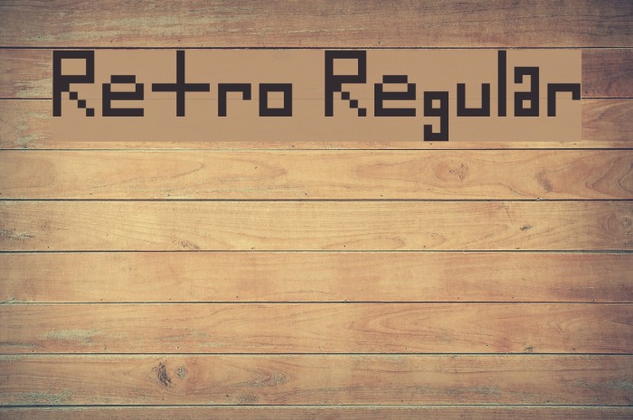 Retro Regular Example 3