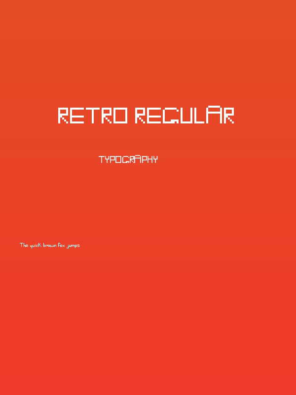 Retro Regular Poster