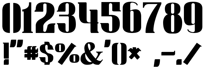 Retro Remembers Font OTHER CHARS