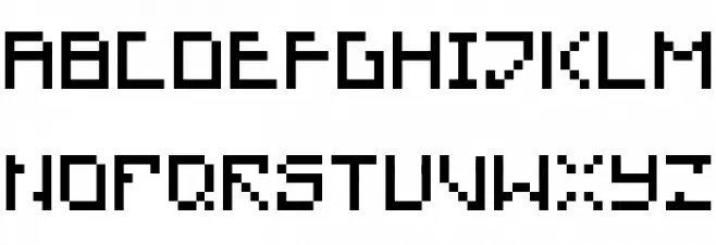 Retro Rescued Шрифта ВЕРХНИЙ
