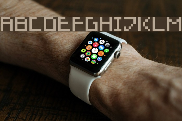 Retro Rescued Font examples