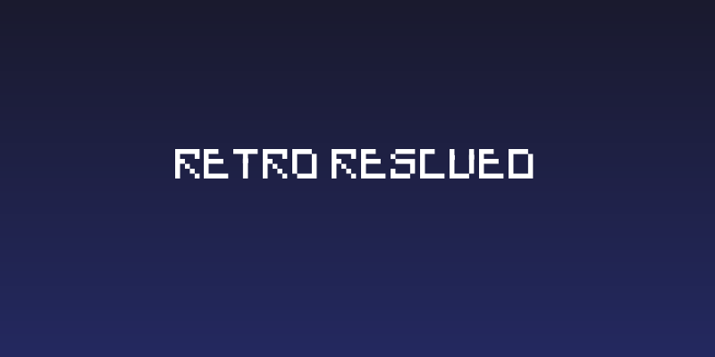 Retro Rescued Social Header