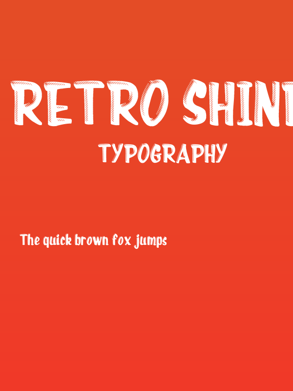 Retro Shine Poster