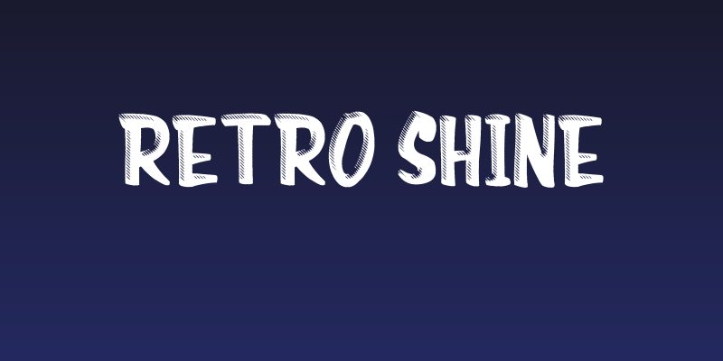 Retro Shine Social Header