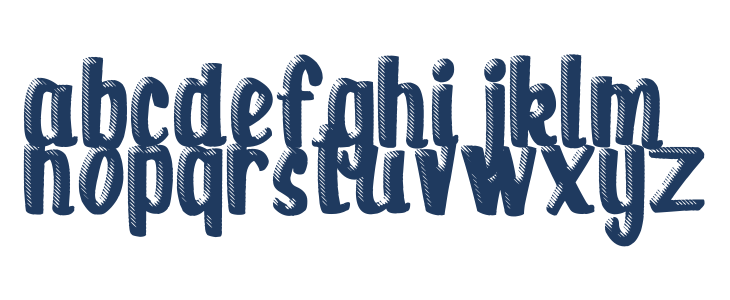 Retro Shine Lowercase