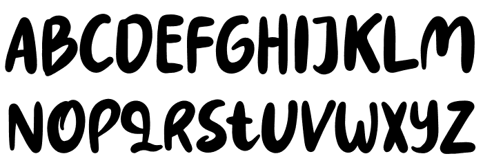 Retro Shuffle Font LOWERCASE