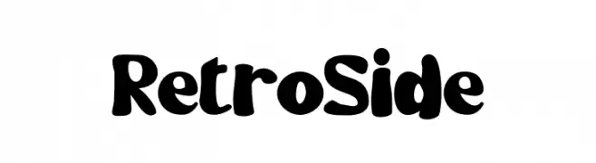 Retro Side  Frei Schriftart Herunterladen