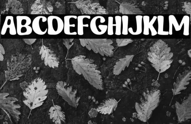 Retro Side フォント examples