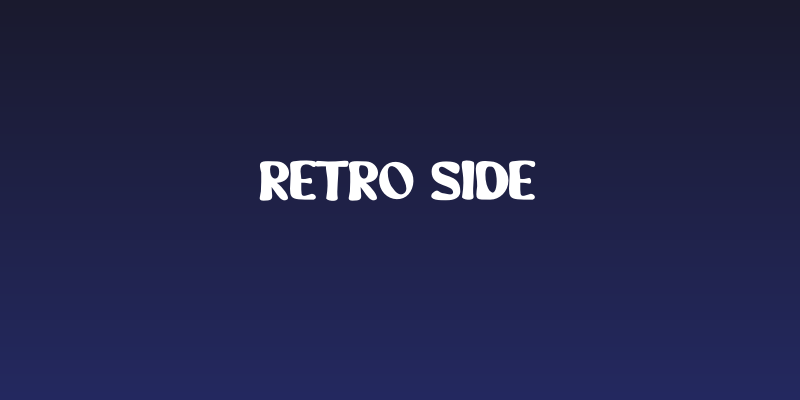 Retro Side Social Header