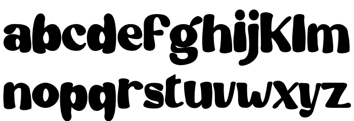 Retro Side フォント 小文字