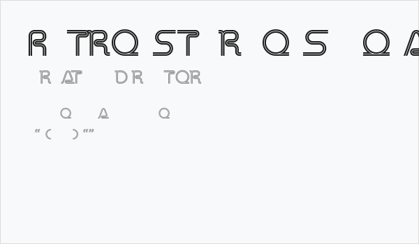 Retro Stereo Thin Alternate Business Card