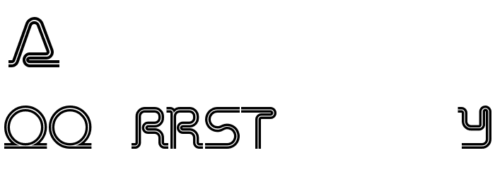 Retro Stereo Thin Alternate フォント 小文字