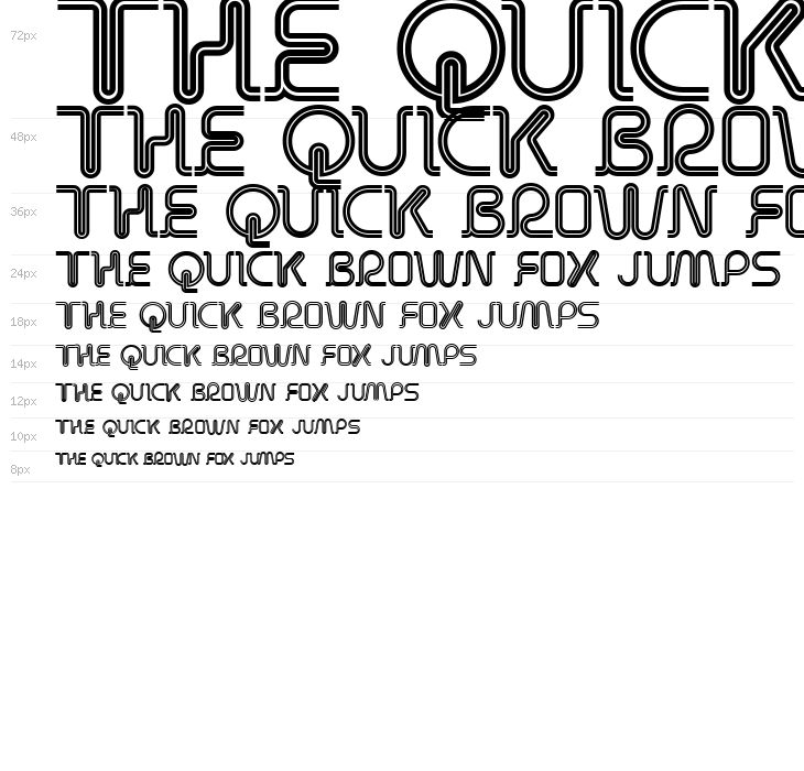 Retro Stereo Thin Waterfall