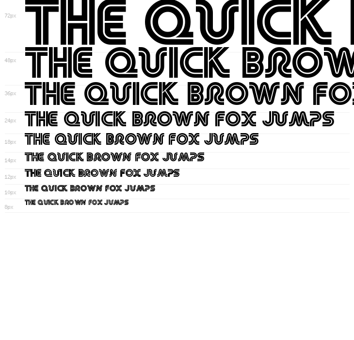 Retro Stereo Wide Waterfall