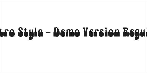 Retro Styla - Demo Version Regular Logo