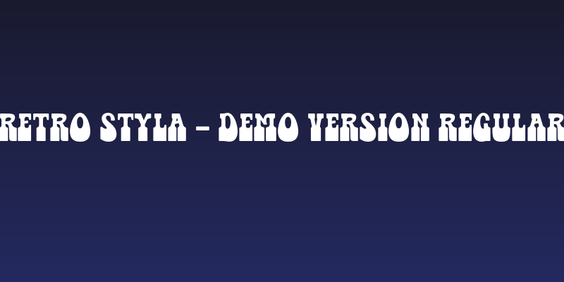 Retro Styla - Demo Version Regular Social Header