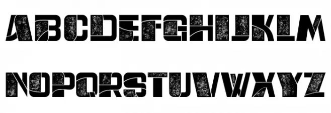 Retro Style Regular 字体 大写