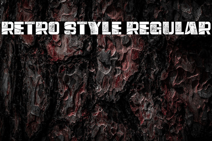 Retro Style Regular Example 3