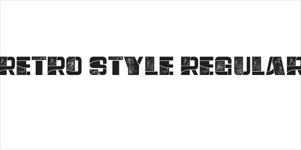 Retro Style Regular Logo