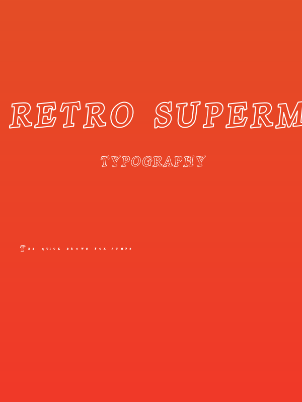 Retro-Supermarket Poster