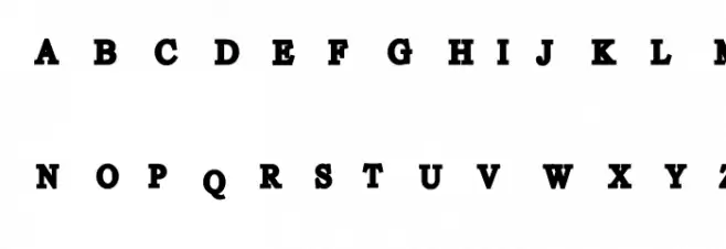 Retro-Supermarket Caratteri MINUSCOLO