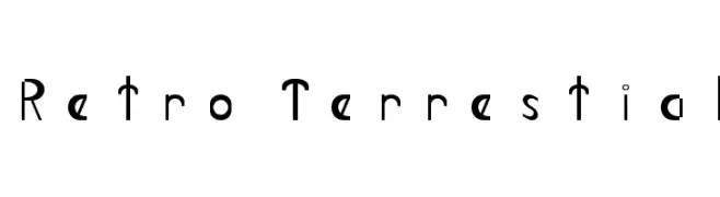 Retro-Terrestial  नि: शुल्क फ़ॉन्ट्स डाउनलोड