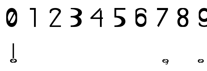 Retro-Terrestial Font OTHER CHARS