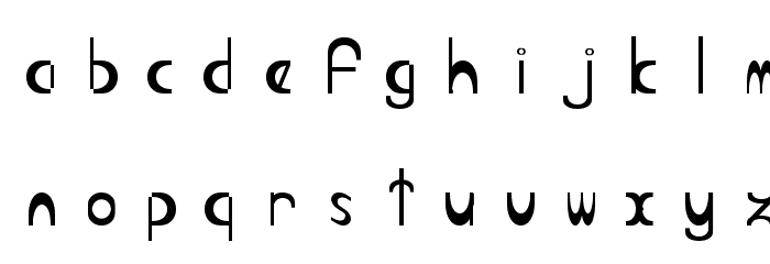 Retro-Terrestial Font LOWERCASE