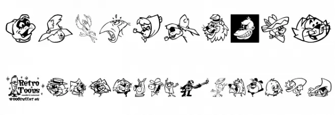 Retro Toons Font OTHER CHARS