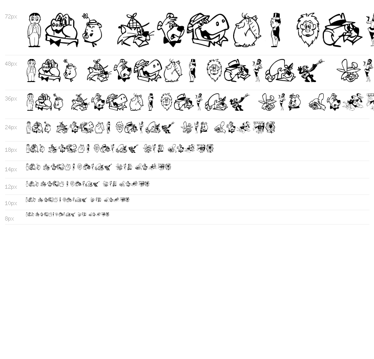 Retro Toons Waterfall