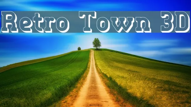 Retro Town 3D Example 1