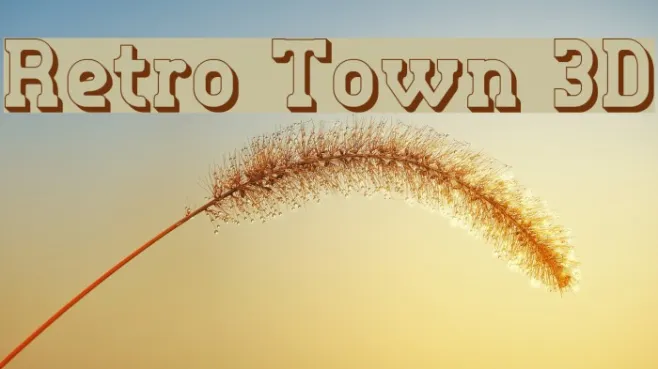 Retro Town 3D Example 2