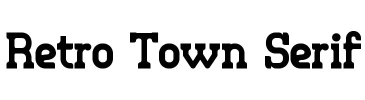 Retro Town Serif  Fuentes Gratis Descargar