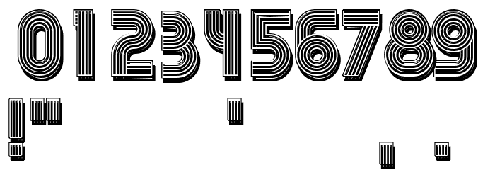 Retro Typo Regular Font OTHER CHARS