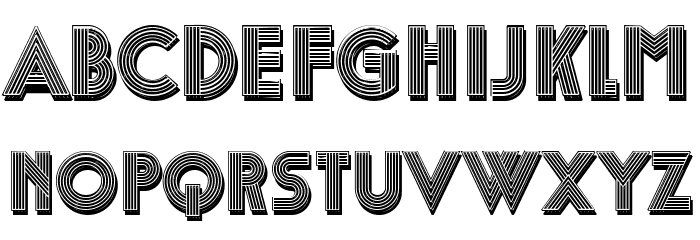 Retro Typo Regular Font LOWERCASE