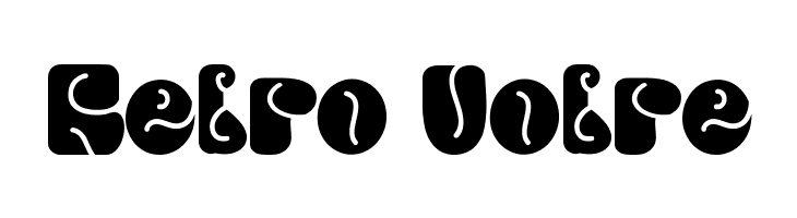 Retro Votre  Frei Schriftart Herunterladen