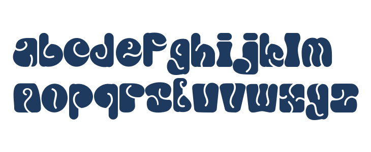 Retro Votre Lowercase