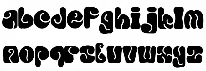 Retro Votre फ़ॉन्ट लोअरकेस