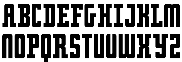 Retro serif Regular Font LOWERCASE