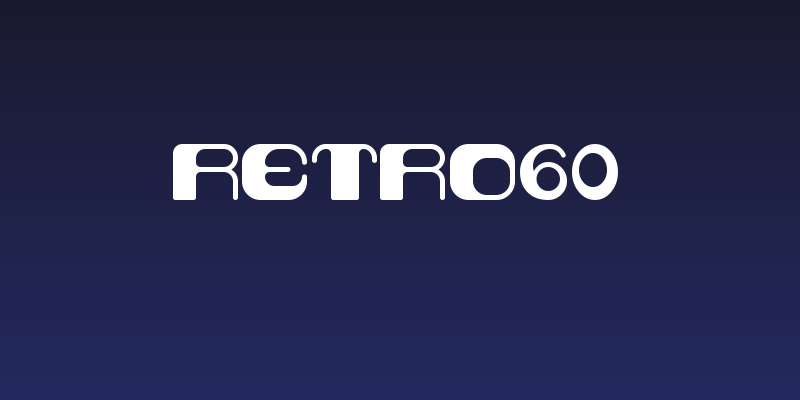 Retro60 Social Header